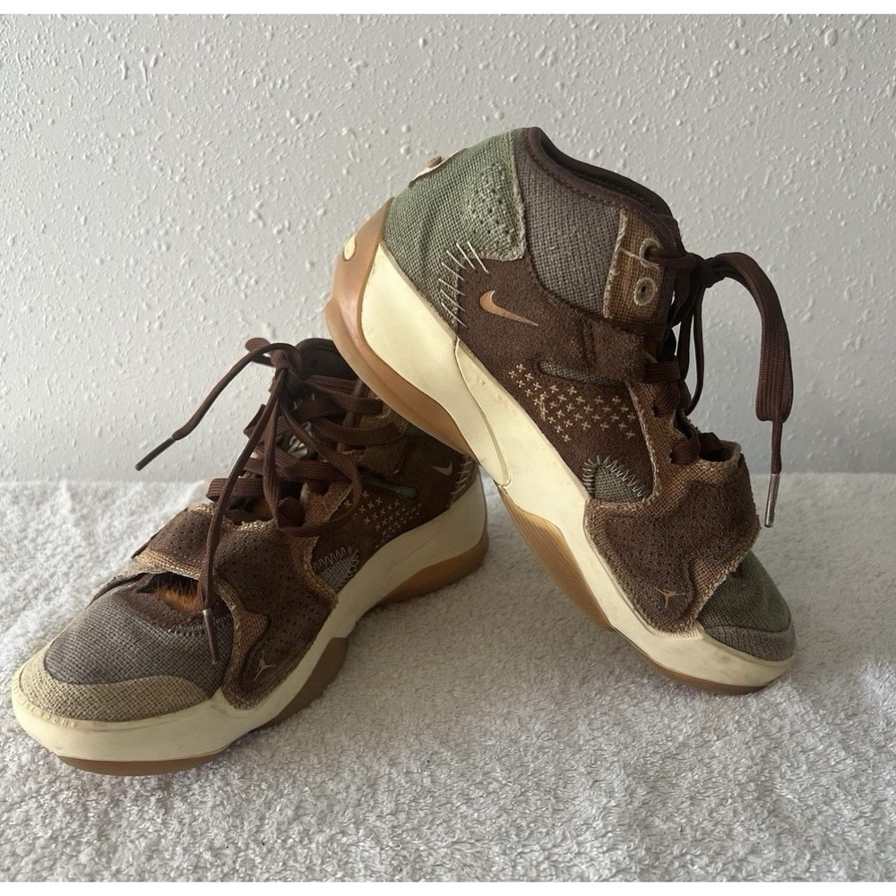 Jordan Zion 2 Voodoo Size 5 Youth DV3462-212 Brown Green - Picture 2 of 8
